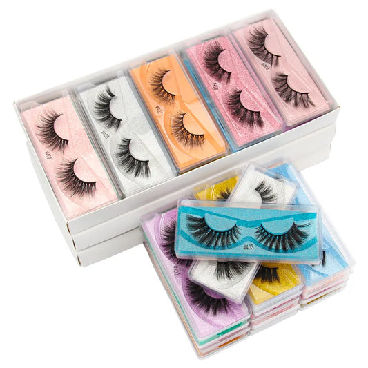 3D mink lashes for natural looking, handmade beauty