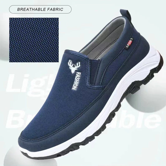 Men's Breathable Slip-On Boat Shoes: Outdoor Comfort