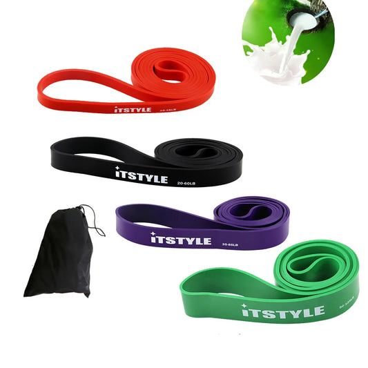 Rubber Resistance Bands: Pull Up, Yoga, Crossfit