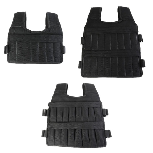 Adjustable weighted vest for versatile fitness training