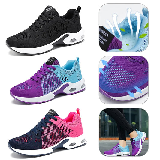 Women's Platform Sneakers: Fashionable, comfortable, wear-resistant running shoes.
